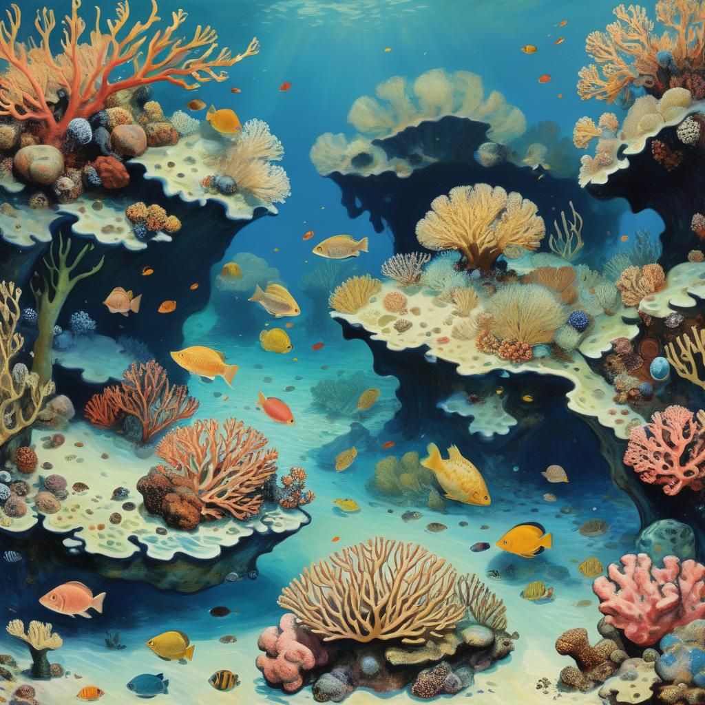 Sea Mice Discover Coral Reef: Impressionistic and Early Neth...