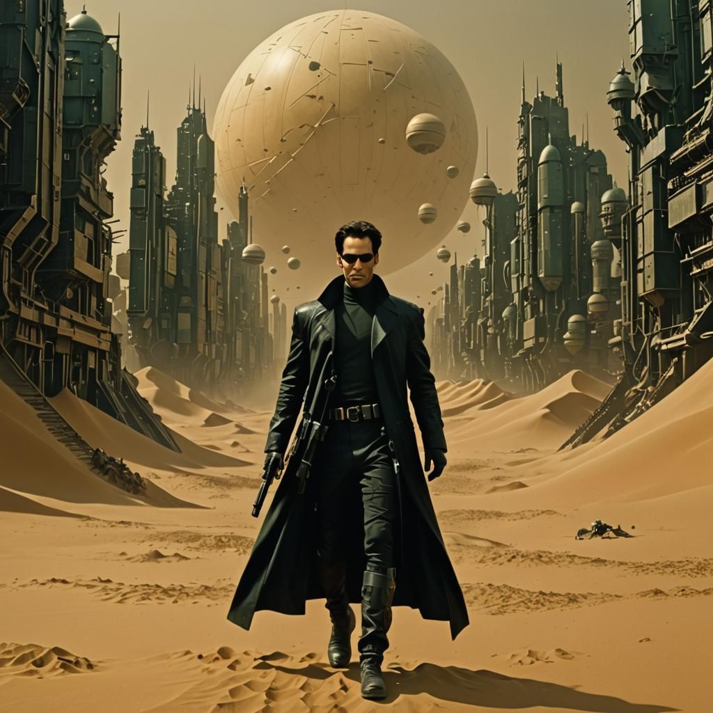 The Matrix Reimagined in the Style of Dune