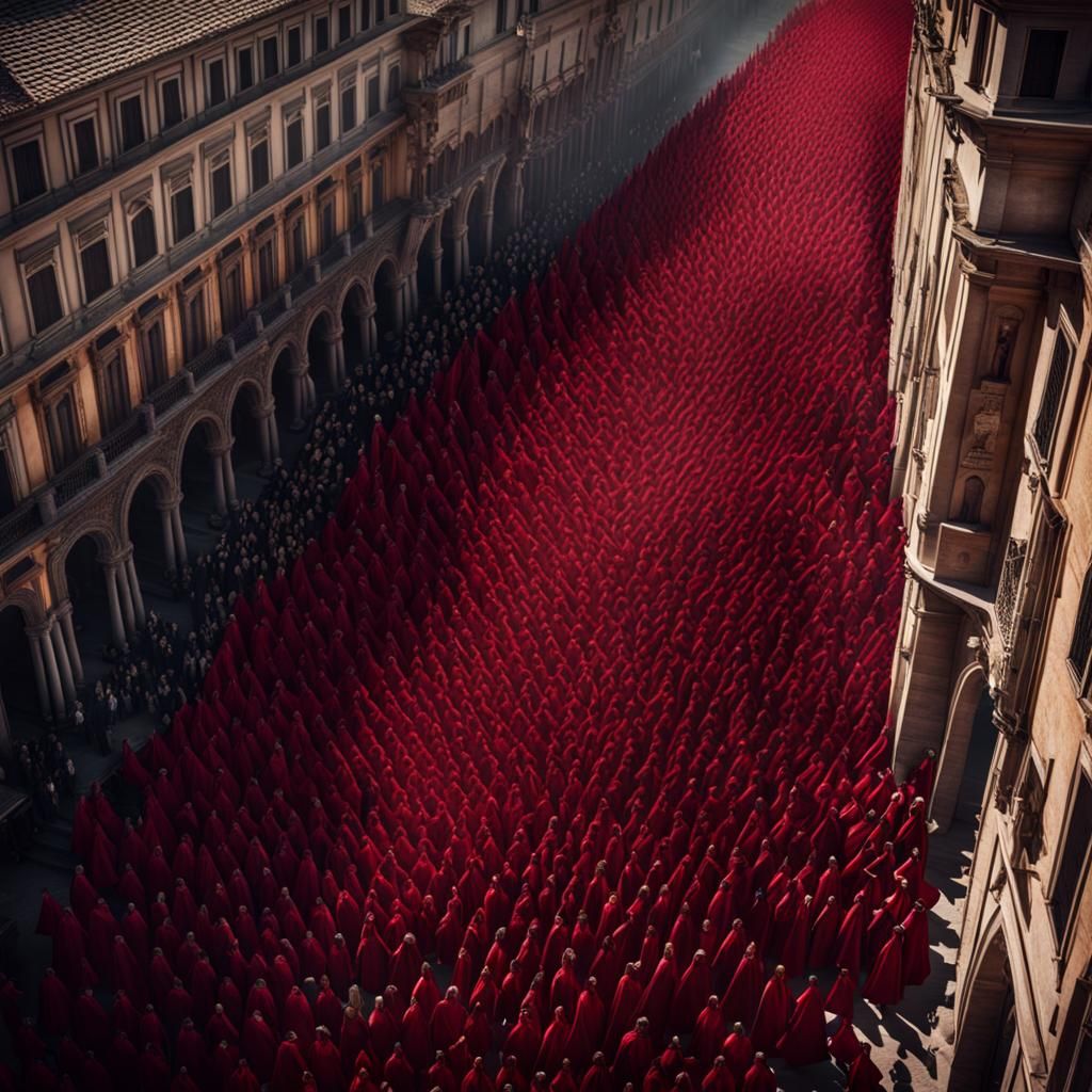 Red Scarves Memorial: Women's Protest in Italy