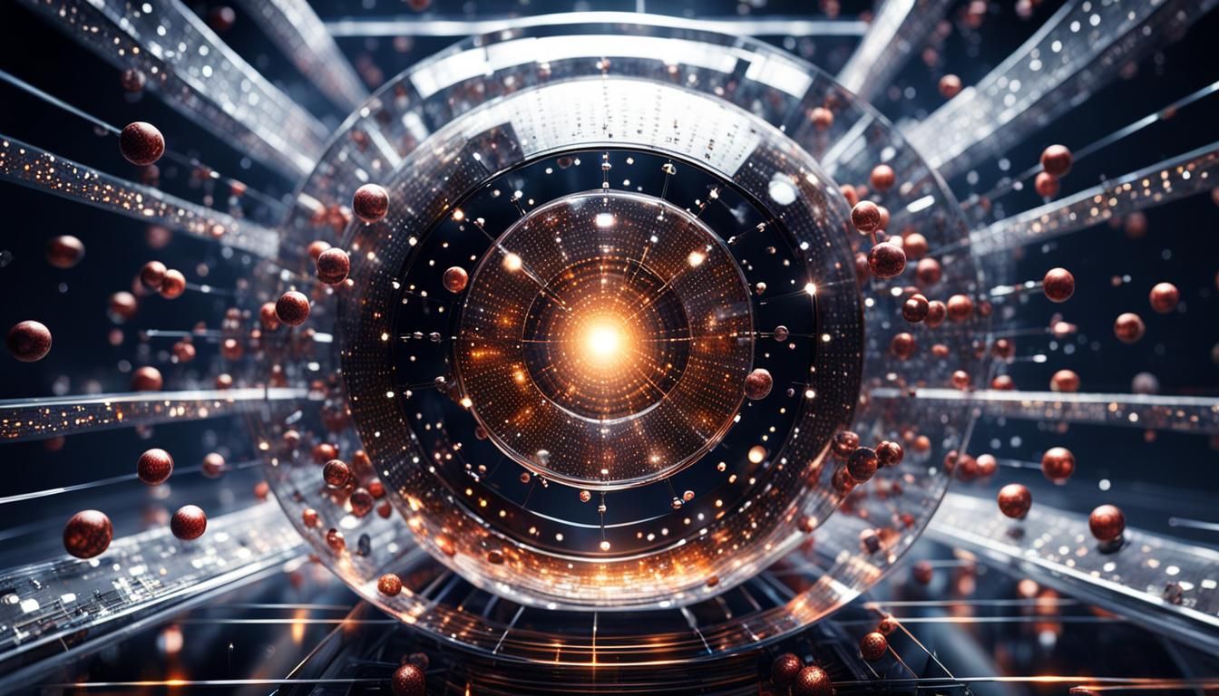 Quantum Computer Universe Simulation in Photorealistic 3D