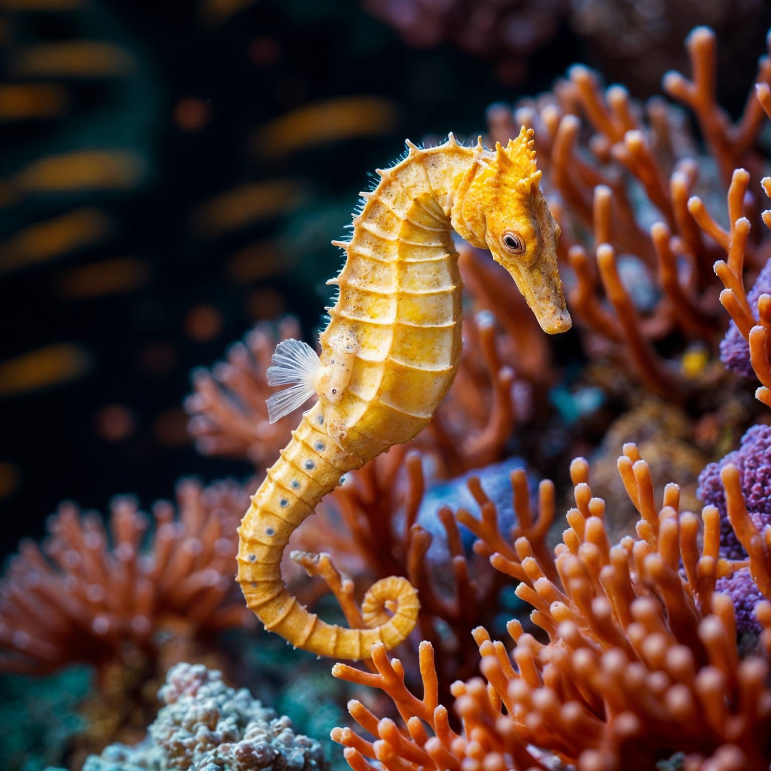 Seahorse in Coral Reef: Professional Photography