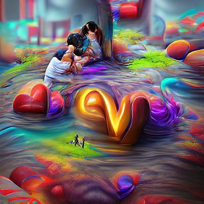 Fantasy Landscape: 8K Digital Illustration in VRay