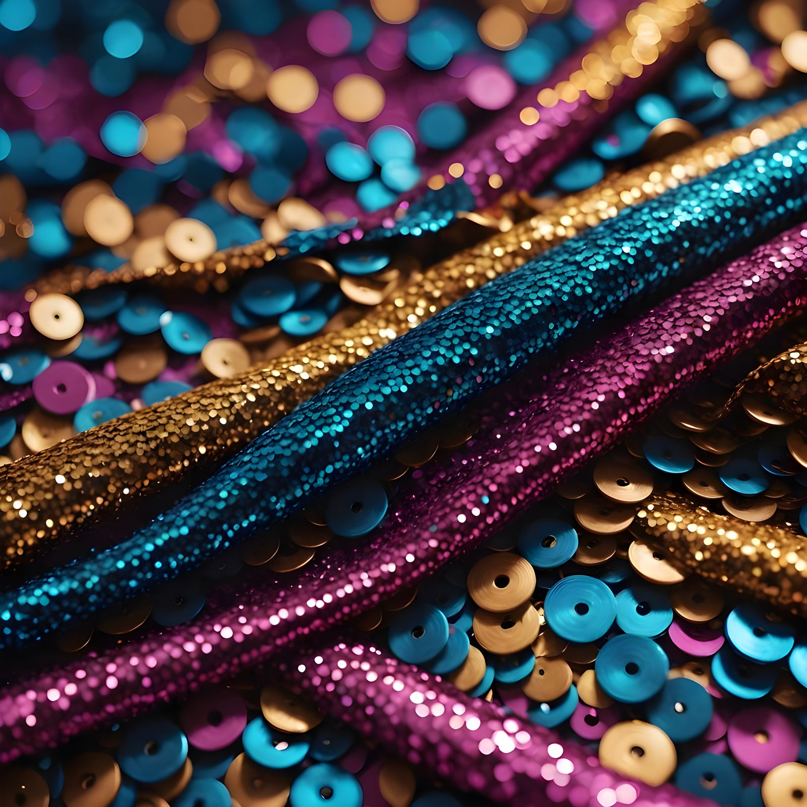 Sequin Wonderland in Vibrant Colors