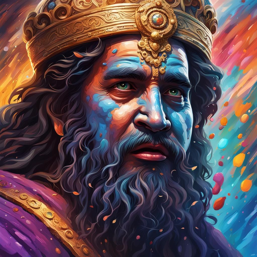 Hyperrealistic Biblical Ophanim Concept Art