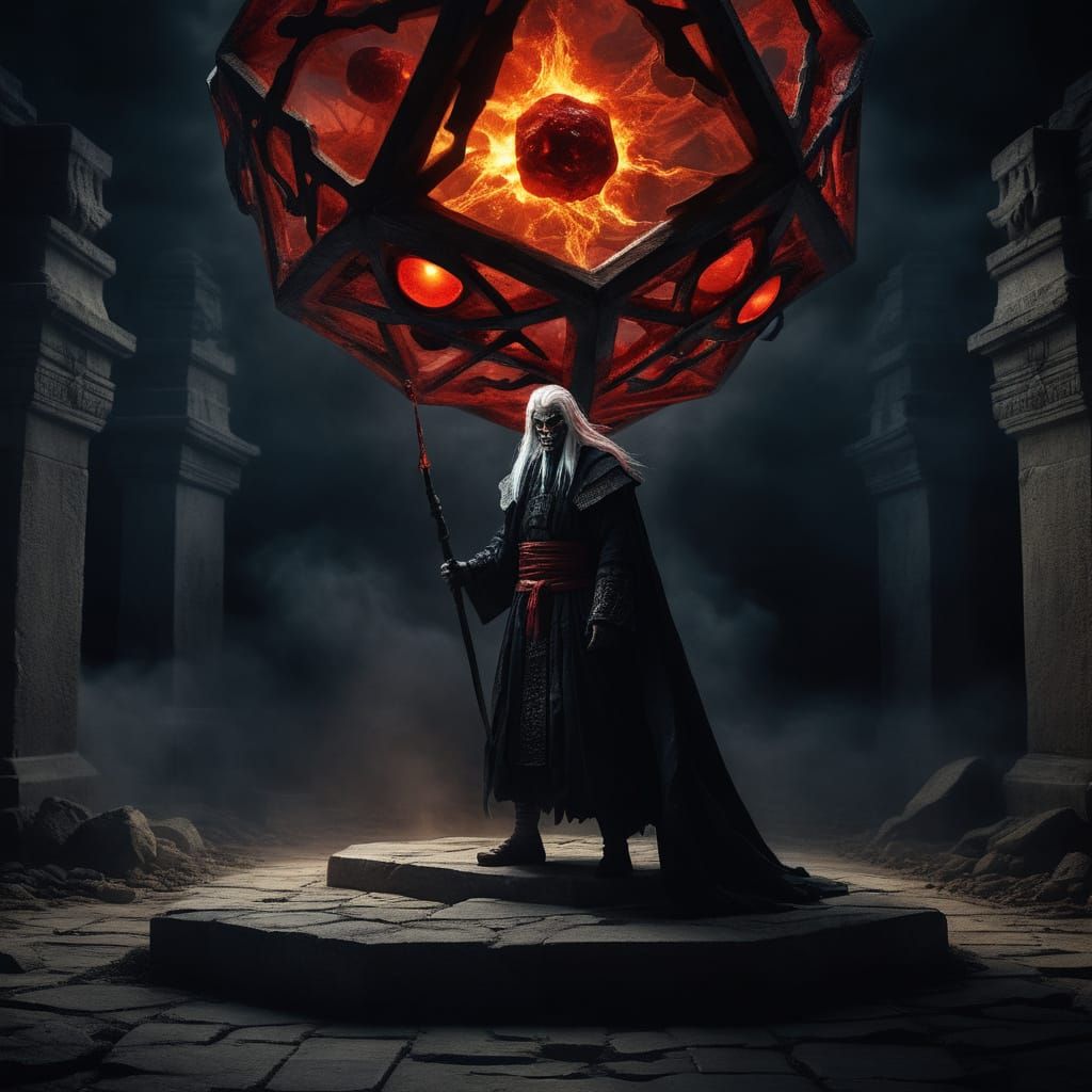 Kurou Daijuuji Unleashes Power in Dark Fantasy Photography