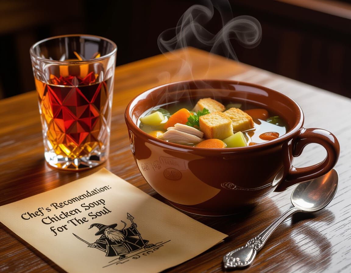 The wizard’s recommendation: Chicken Soup for the Soul