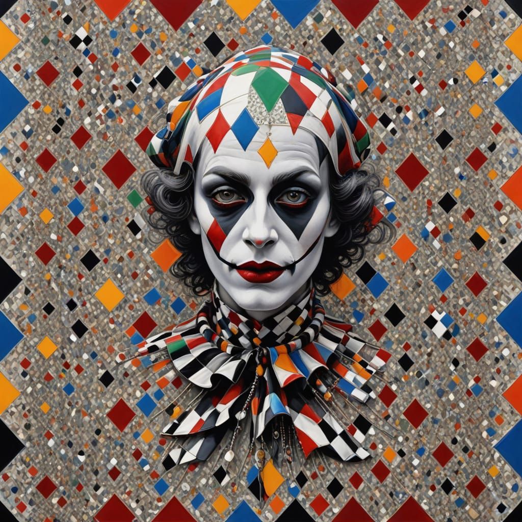 Vibrant Expressionist Portraits in a Hyperrealistic Style