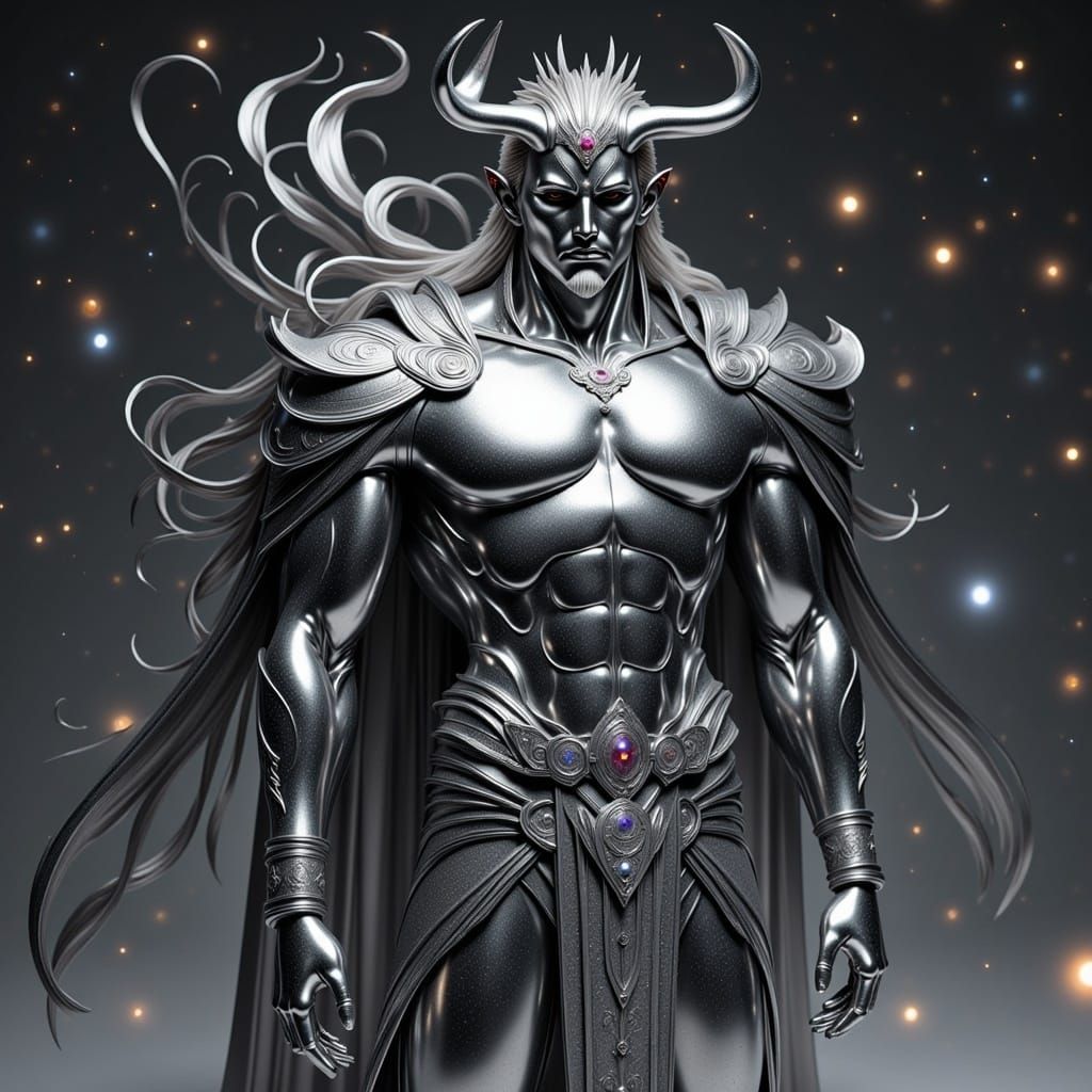 Epic Stainless Steel Sculpture in Photorealistic 3D