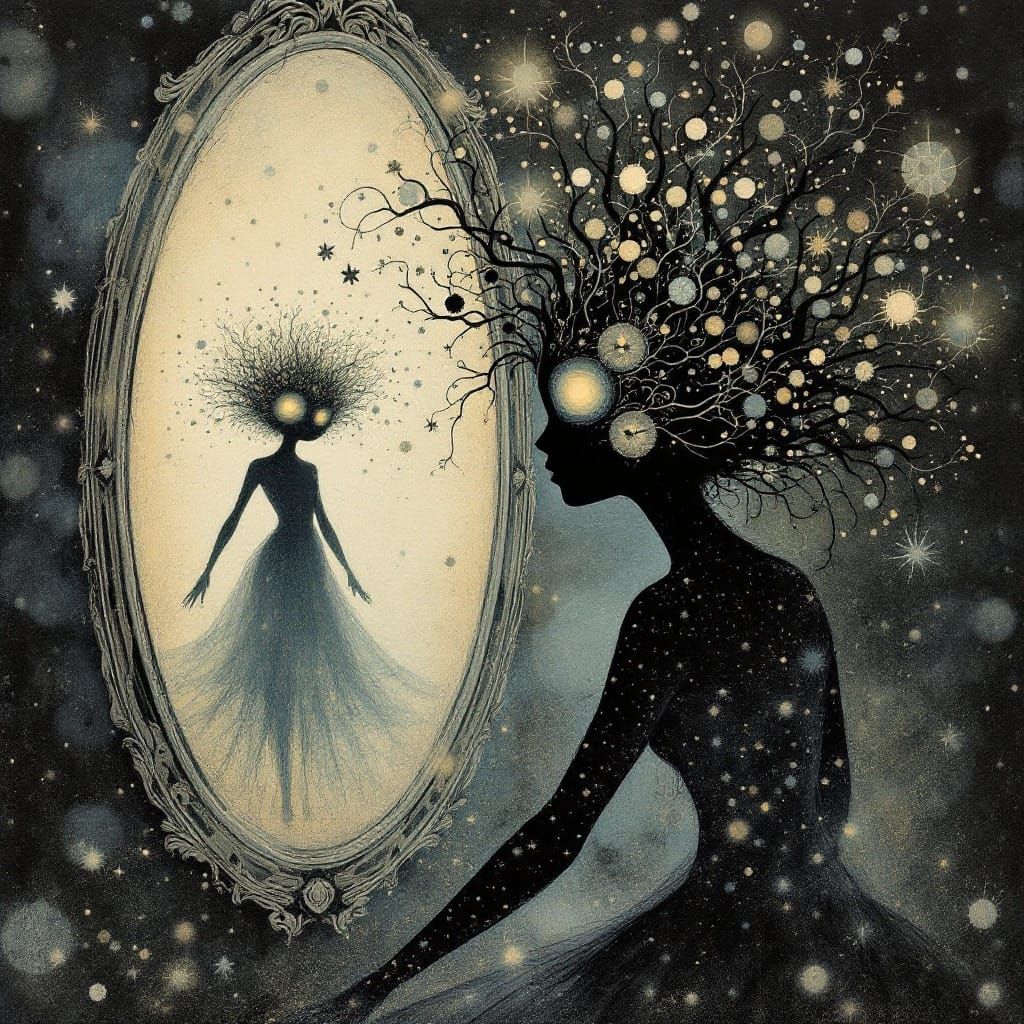 The Sleeping Beauty's Self-Discovery in a Dreamlike World