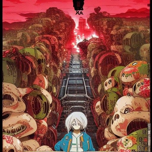 Gashadokuro Express: Lo-Fi Fantasy Movie Poster