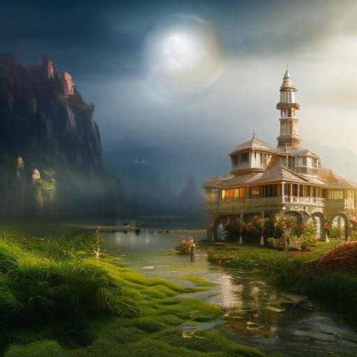 Futuristic Reflections: Hyperrealistic Digital Portrait