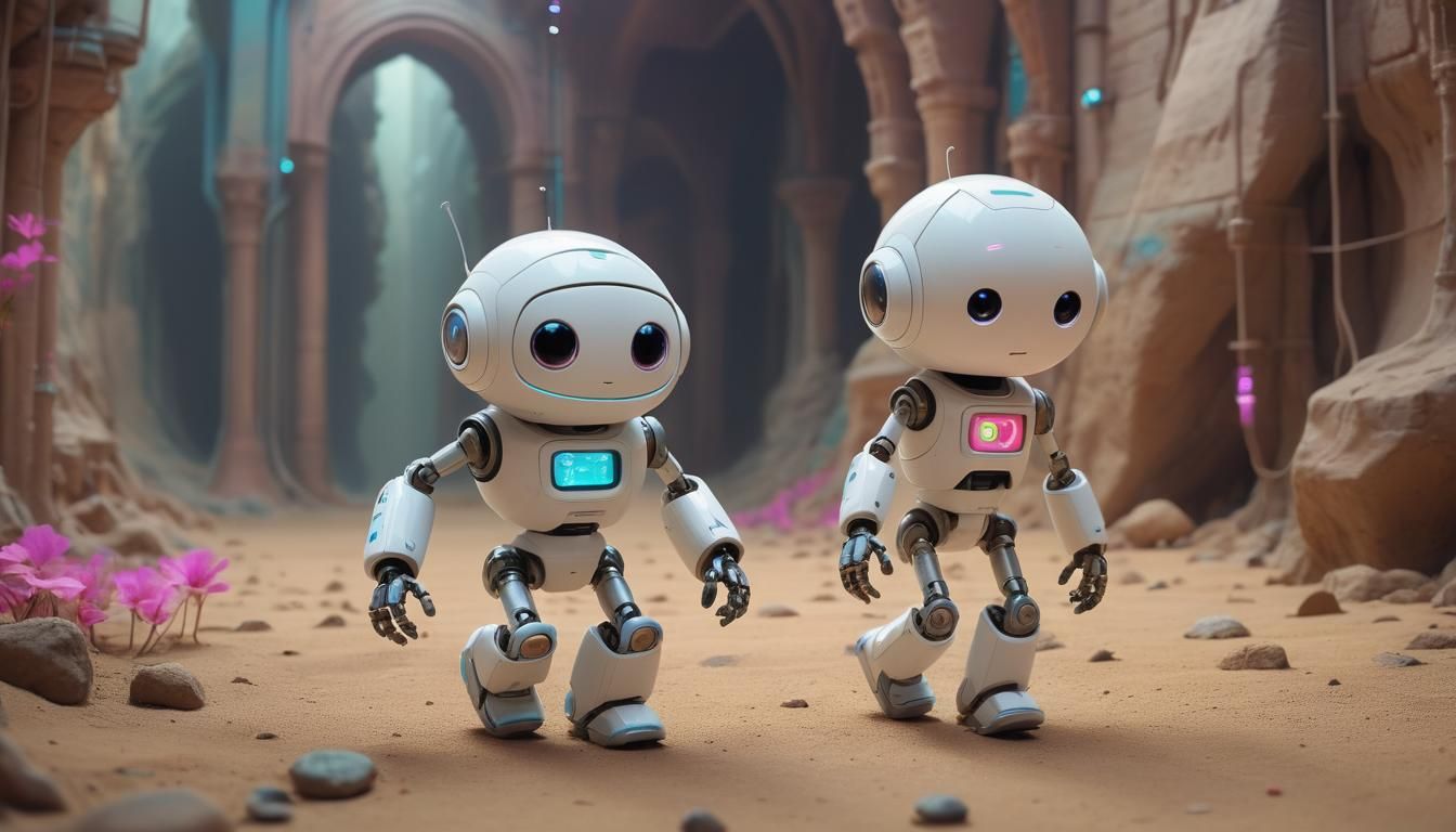 Kawaii Explorer Bot on Psychedelic Journey