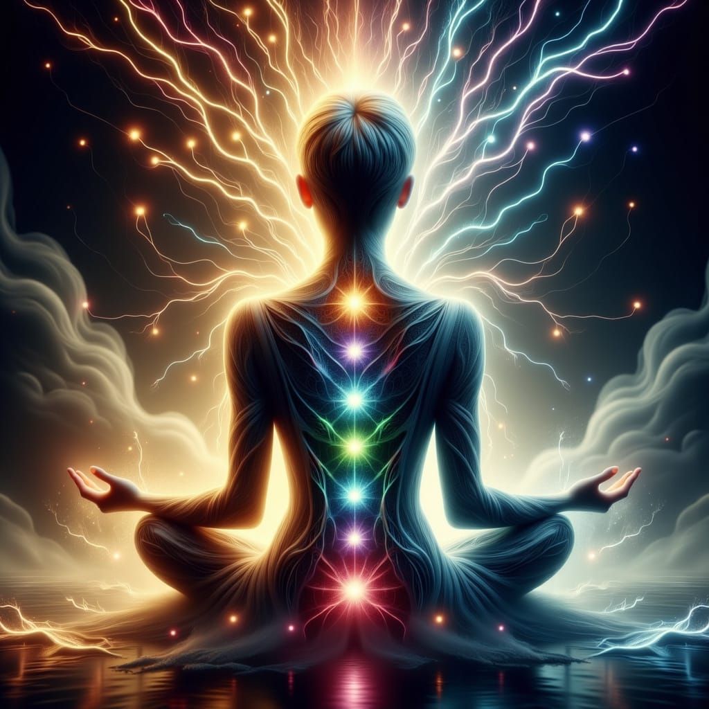 Ethereal Meditation in a Dreamlike Realm