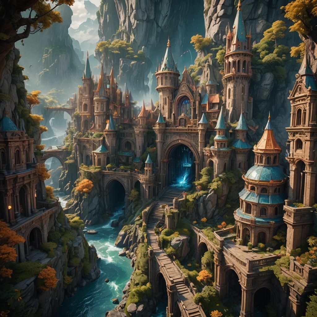 Fantastical Splash Screen in Deep Color