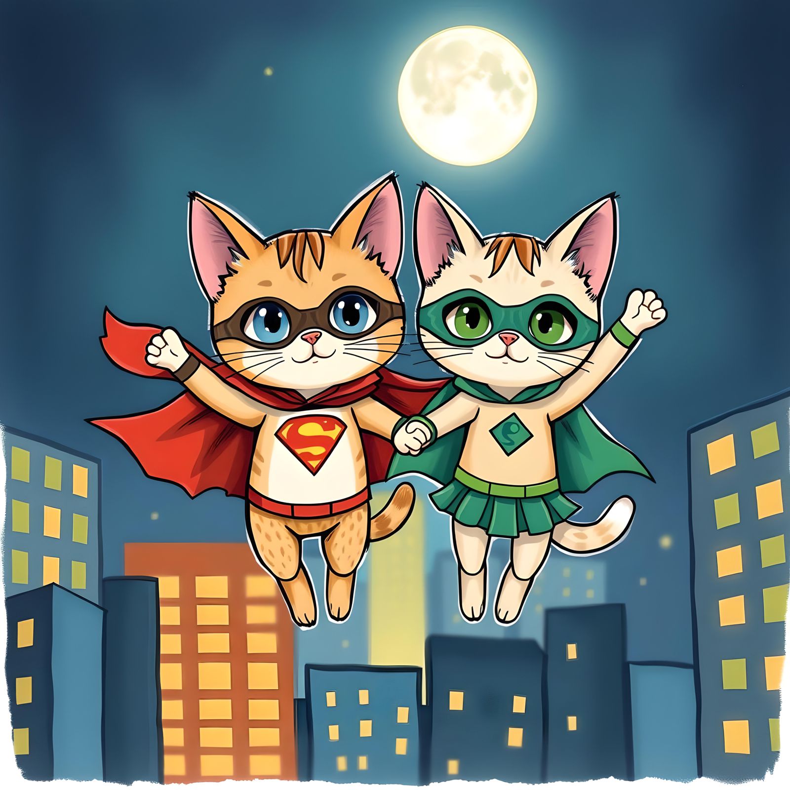 Superhero Cats