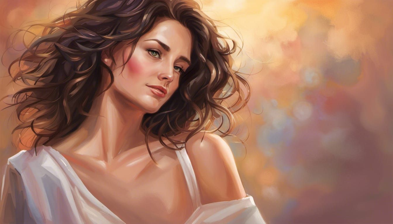 Confident Woman Portrait with Professional Photography Techn...