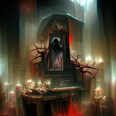 Sinister Altar of Sorrows: A Gothic Vision