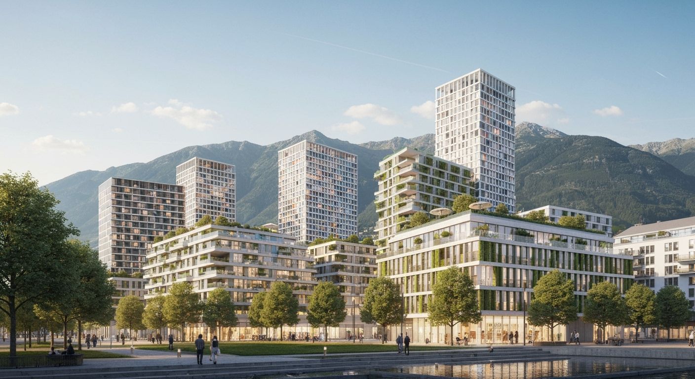 Sustainable Innsbruck Cityscape with Modern Housing