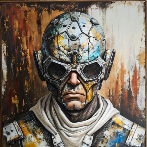 Luminous Encaustic Painting with Rich Textures