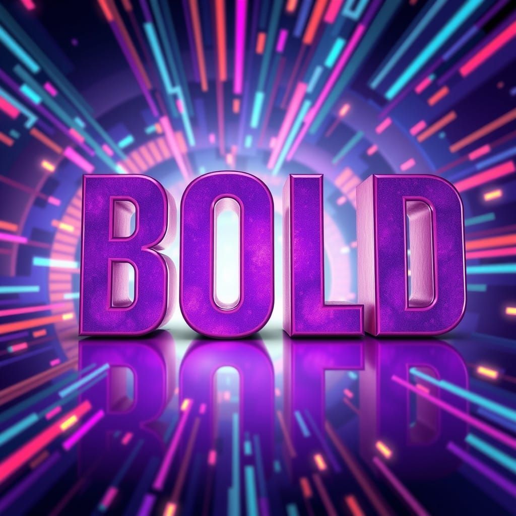 Epic 3D Industrial Masterpiece in Vibrant Purple