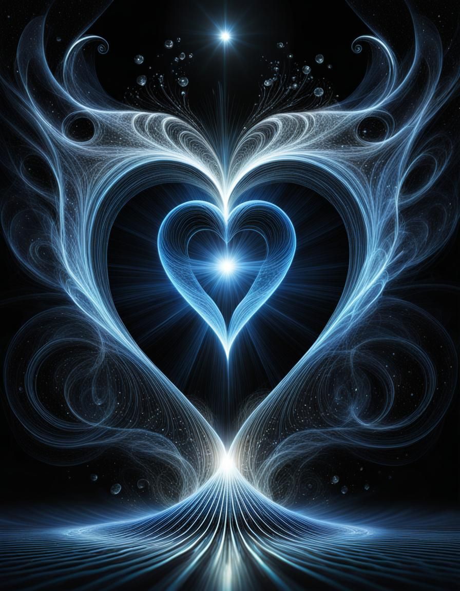 Dimensions of Love and Light: A Fantastical Concept Art