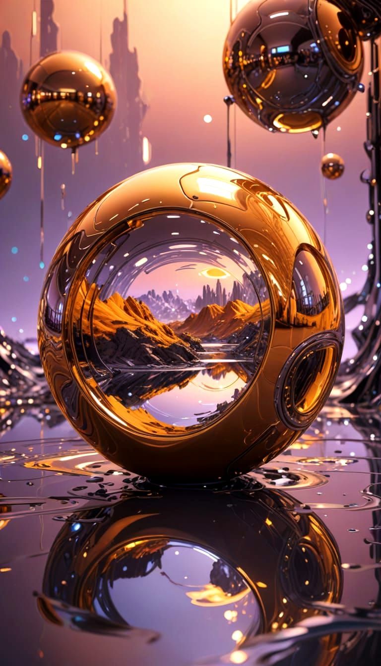 Dreamlike edible chrome! gardens