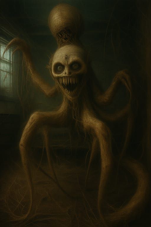 Horror Bedroom of Evolving Spiders in Ultra HD