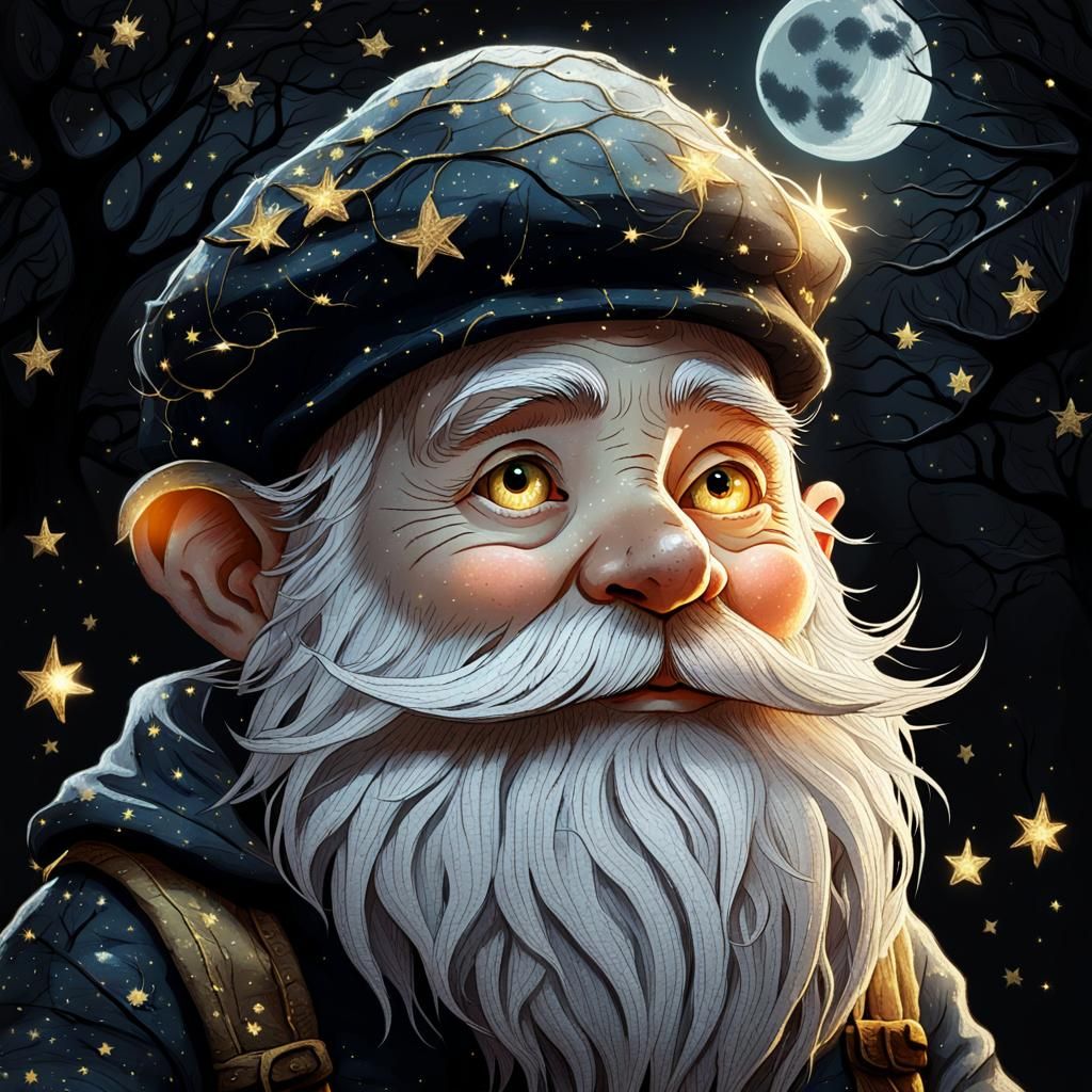 Gnome Bert with a flat cap