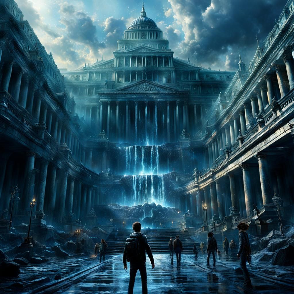 Epic Percy Jackson Digital Matte Painting