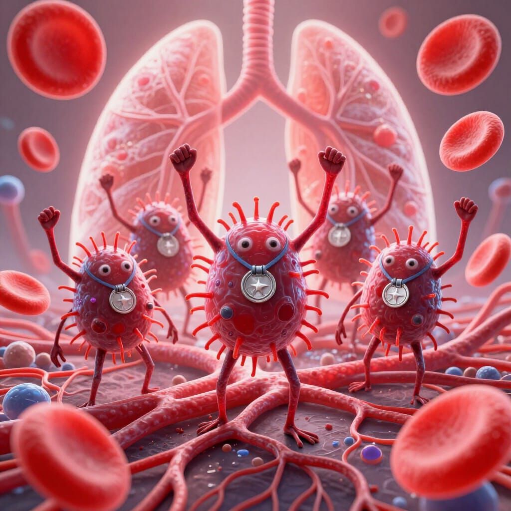 T Cells Celebrate Victory in Circulatory System