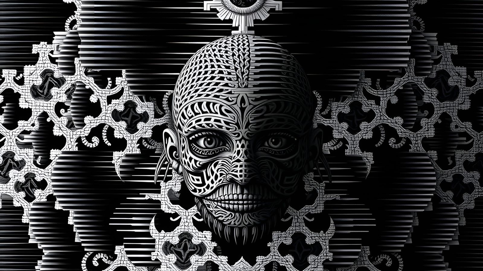 Abstract Visualization of Corrupted Evolving Patterns