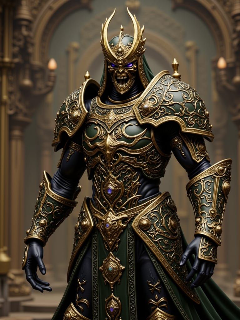 Revenant in Bismuth Armor LEGO Diorama