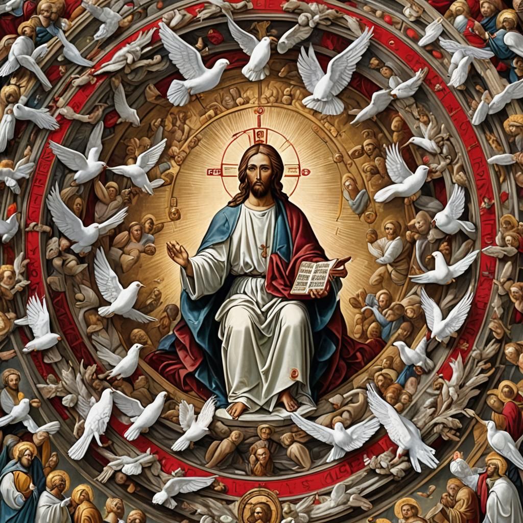 Descent of the Holy Spirit: Apostles Gathered