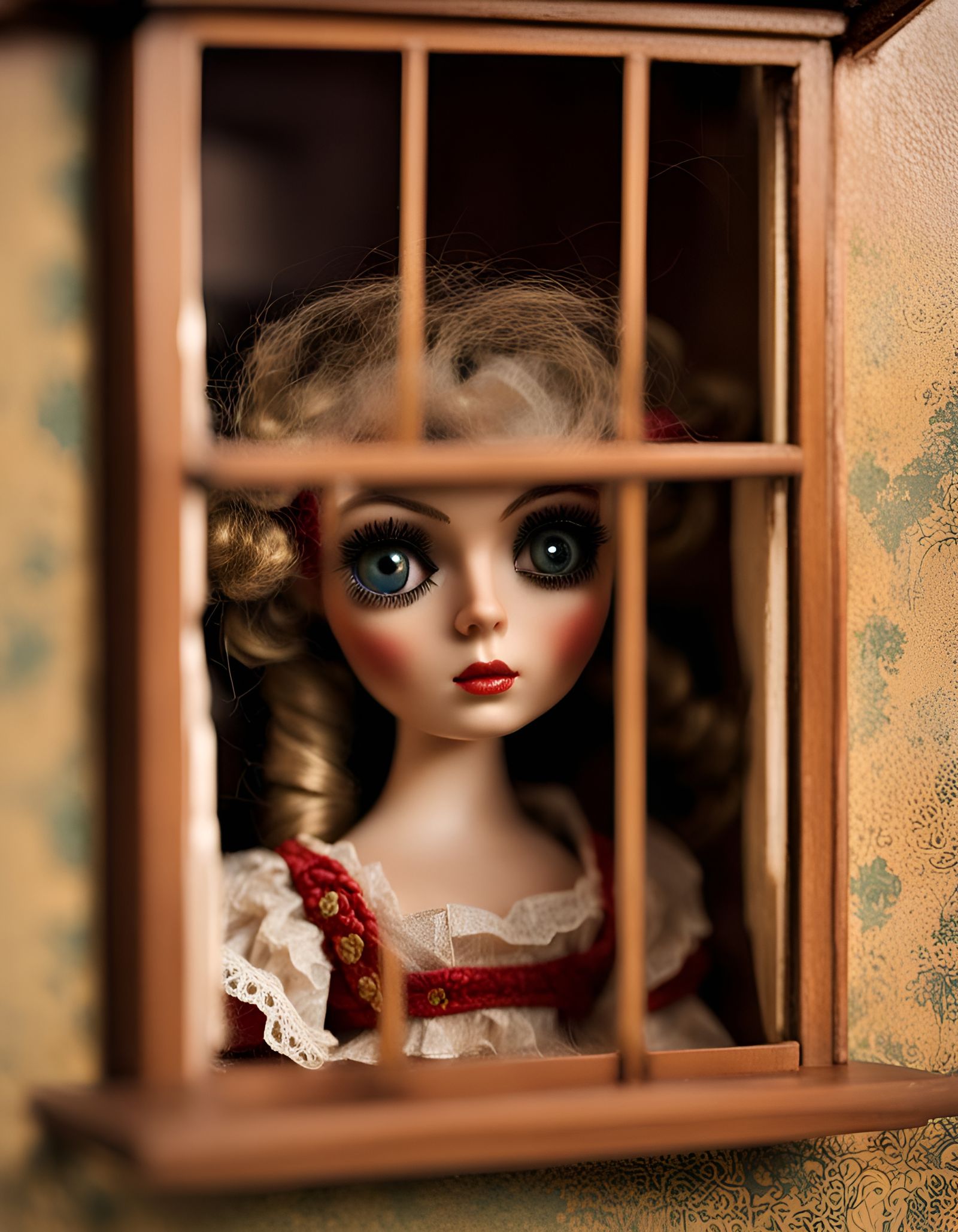 Dollhouse Bordello with Peering Eye