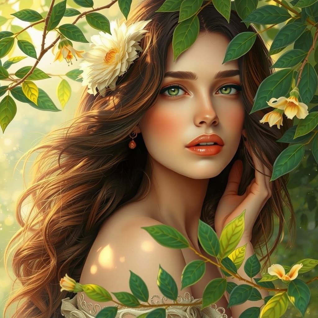 Exquisite Woman in Evening Gown, Hyperdetailed 8K