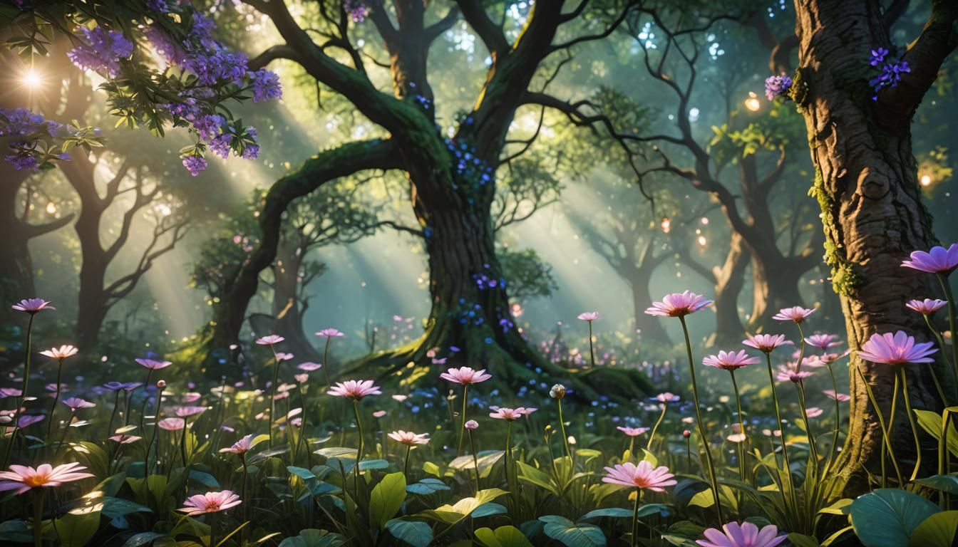 Enchanted Forest Brought to Life With Advanced Rendering