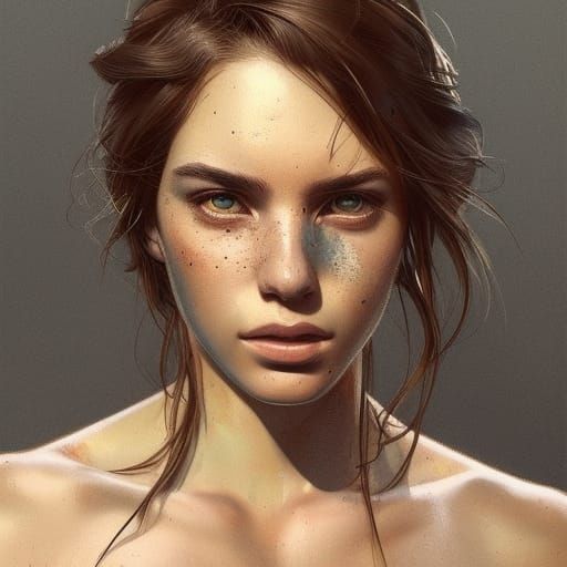 Detailed Portrait of an Australian Mine Worker