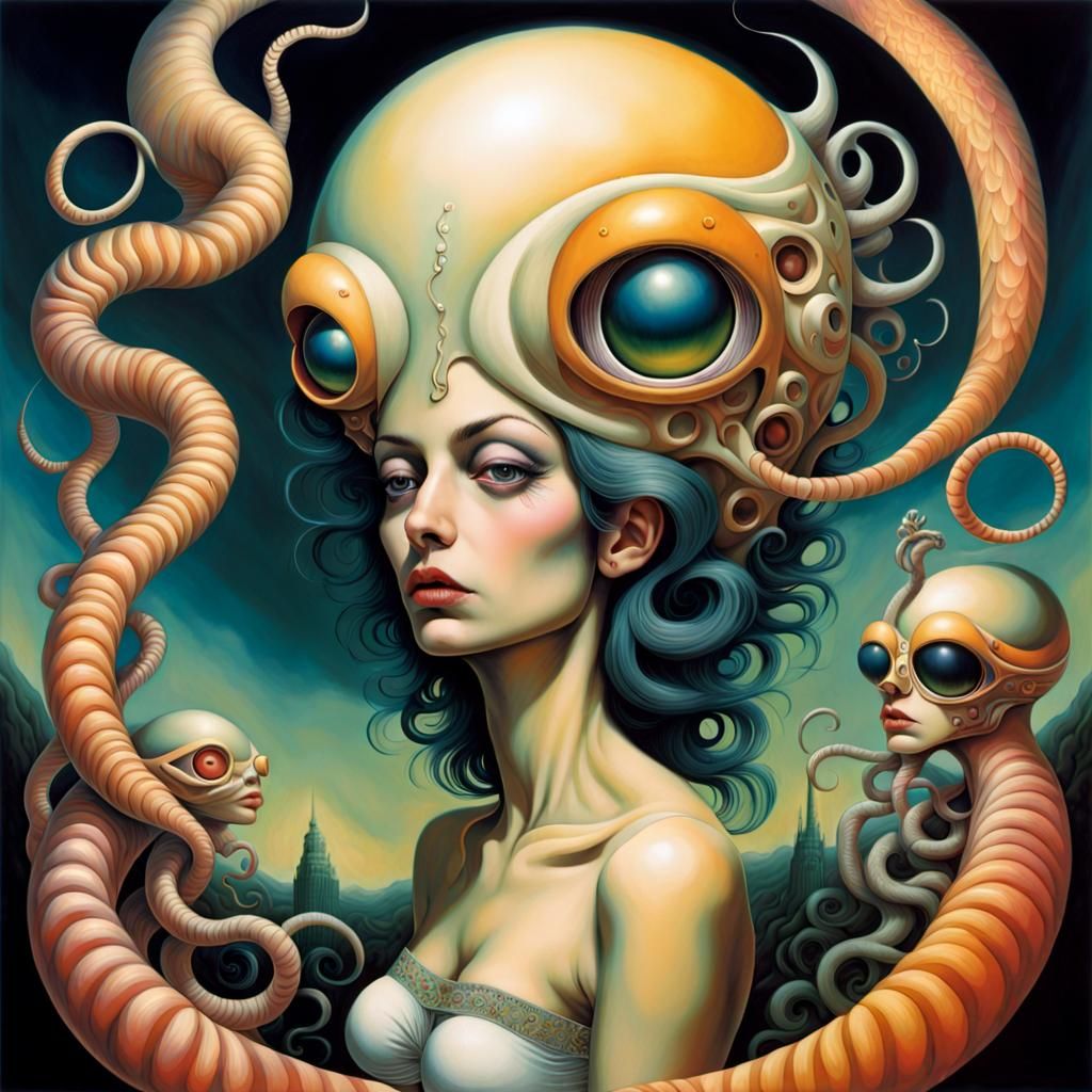 Psychedelic Vision Inspired by Aldous Huxley