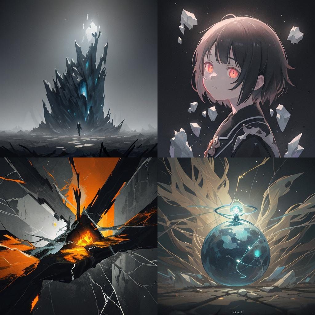 Mended Heart: Eerie 3D Anime Art