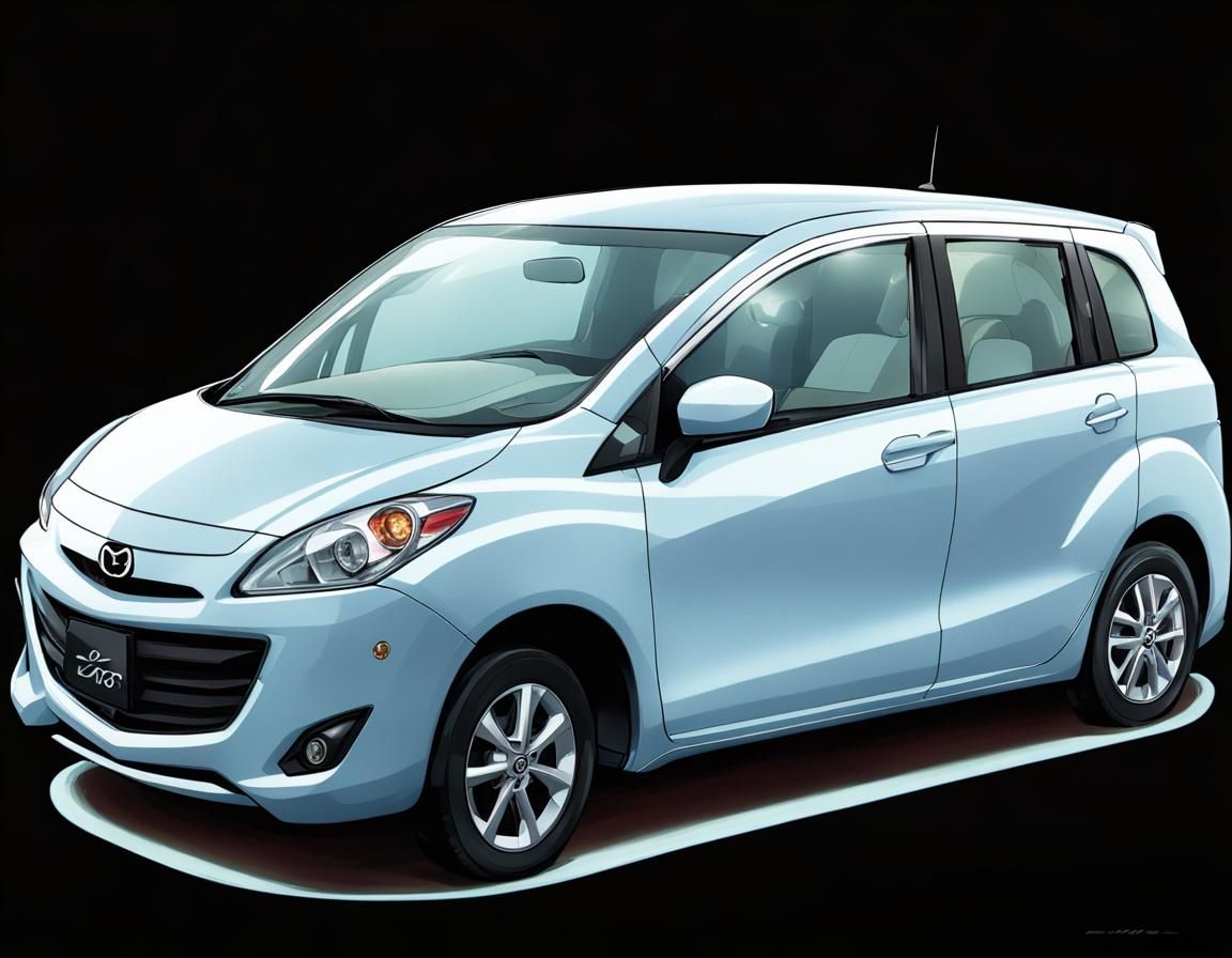 2013 Mazda Carol in Anime Key Visual Style