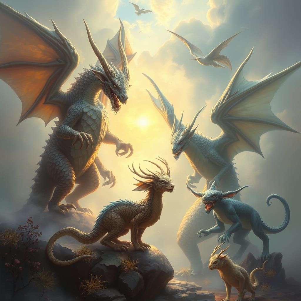 Mystical Marvels in Whimsical Fog