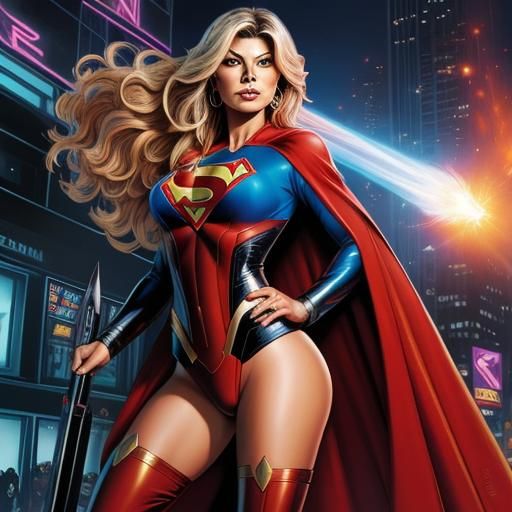 Fergie as Superwoman