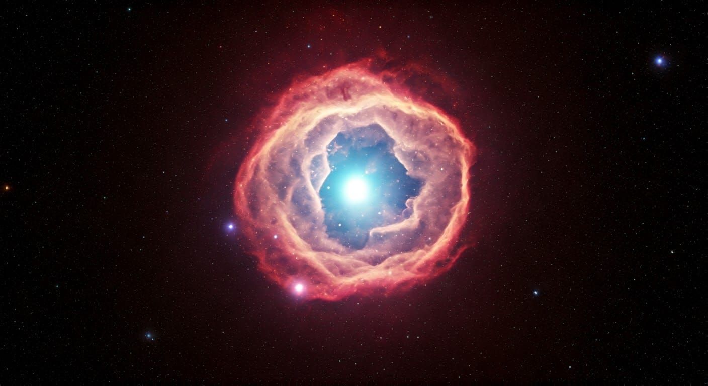 Vibrant Cryptic Echoes Through Rosette Nebula Portal