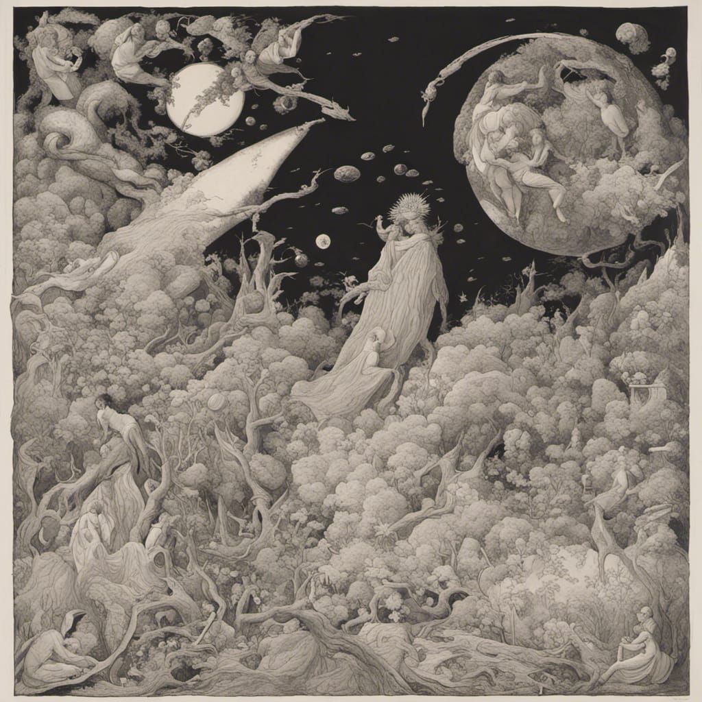 Dreaming in Expressionistic Abstract Surrealism