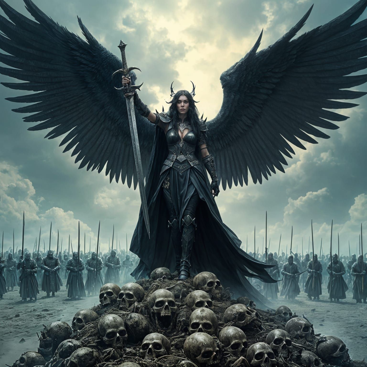 Warrior Queen of Eternal War Ascends to Darkened Skies