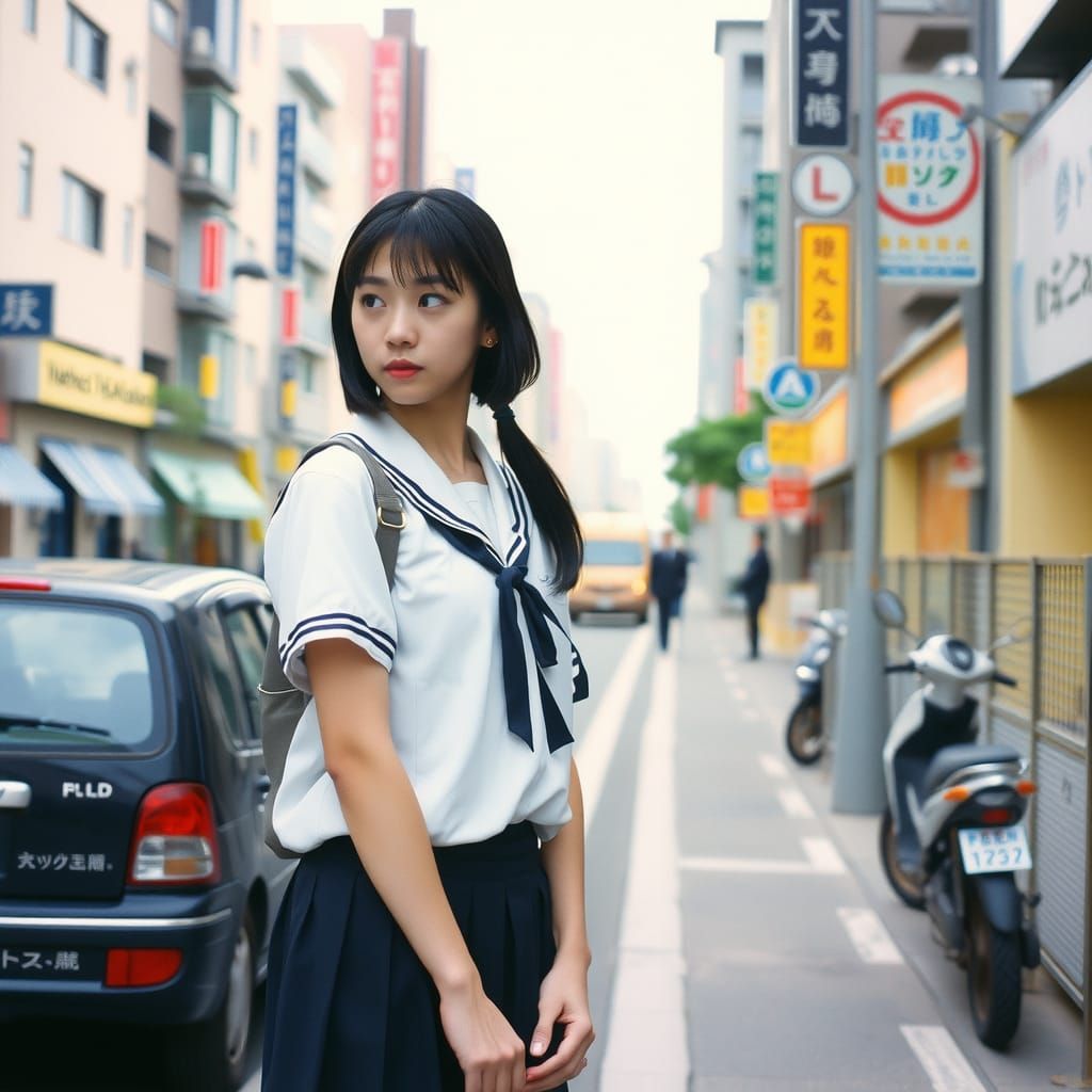 Tokyo Schoolgirl: 90s Lomo Film Photography