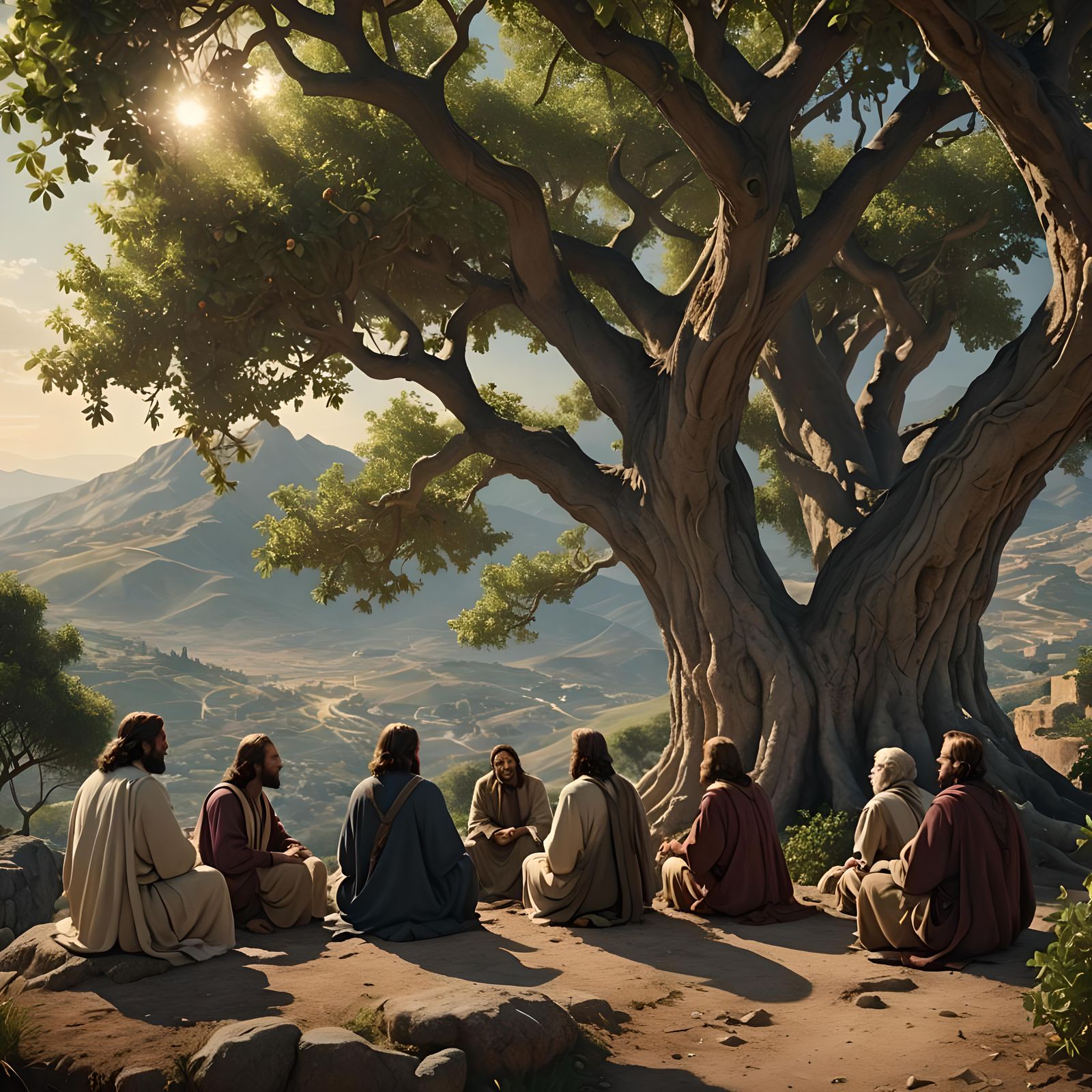 Matthew 24:3 

Now as He sat on the Mount of Olives, the dis...