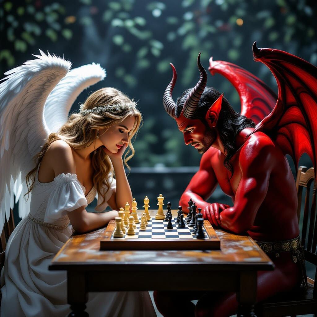 Angel and Demon Play Chess