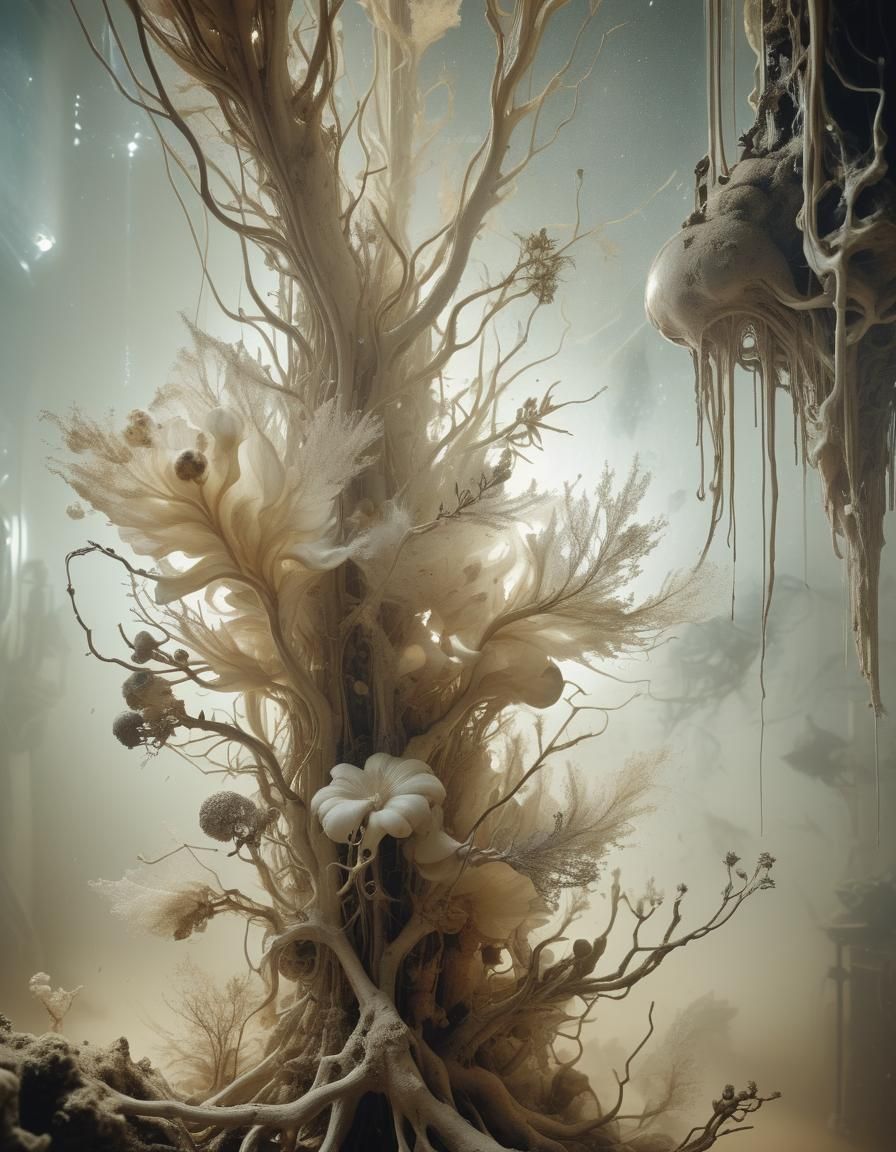 Surreal Alphabotanical Lifeform in Escape Room