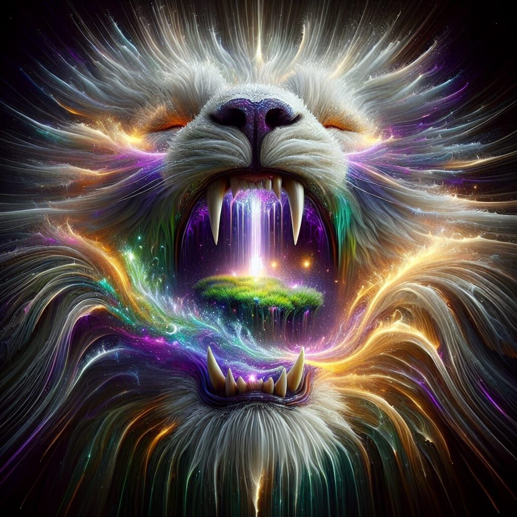 Ethereal Energy Lion Reveals Dreamlike Serengeti